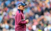 8 June 2025; Galway manager Micheál Donoghue during the Leinster GAA Senior Hurling Championship final match between Kilkenny and Galway at Croke Park in Dublin. Photo by Ramsey Cardy/Sportsfile