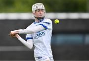 7 June 2025; Laois goalkeeper Shane Carroll during the Electric Ireland Celtic Challenge Corn William Robinson final match between Meath and Laois at the GAA National Games Development Centre in Abbotstown, Dublin. Photo by Stephen Marken/Sportsfile