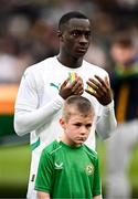 6 June 2025; Habib Diarra of Senegal before the international friendly match between Republic of Ireland and Senegal at the Aviva Stadium in Dublin. Photo by Ben McShane/Sportsfile