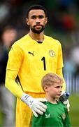 6 June 2025; Senegal goalkeeper Yehvann Diouf before the international friendly match between Republic of Ireland and Senegal at the Aviva Stadium in Dublin. Photo by Ben McShane/Sportsfile