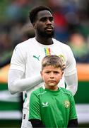 6 June 2025; Boulaye Dia of Senegal before the international friendly match between Republic of Ireland and Senegal at the Aviva Stadium in Dublin. Photo by Ben McShane/Sportsfile
