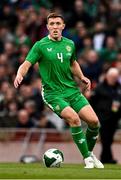 6 June 2025; Dara O'Shea of Republic of Ireland during the international friendly match between Republic of Ireland and Senegal at the Aviva Stadium in Dublin. Photo by Ben McShane/Sportsfile