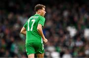 6 June 2025; Kasey McAteer of Republic of Ireland during the international friendly match between Republic of Ireland and Senegal at the Aviva Stadium in Dublin. Photo by Ben McShane/Sportsfile
