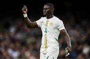 6 June 2025; Abdoulaye Seck of Senegal during the international friendly match between Republic of Ireland and Senegal at the Aviva Stadium in Dublin. Photo by Ben McShane/Sportsfile