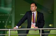 6 June 2025; League of Ireland director Mark Scanlon before the international friendly match between Republic of Ireland and Senegal at the Aviva Stadium in Dublin. Photo by Ben McShane/Sportsfile