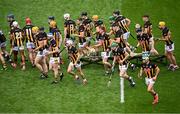 8 June 2025; Kilkenny players break away after the pre-match team photograph before the Leinster GAA Senior Hurling Championship final match between Kilkenny and Galway at Croke Park in Dublin. Photo by Piaras Ó Mídheach/Sportsfile