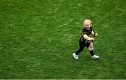 8 June 2025; Kilkenny hurler TJ Reid's daughter Harper Mary plays on the pitch after the Leinster GAA Senior Hurling Championship final match between Kilkenny and Galway at Croke Park in Dublin. Photo by Piaras Ó Mídheach/Sportsfile