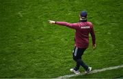8 June 2025; Galway manager Micheál Donoghue during the Leinster GAA Senior Hurling Championship final match between Kilkenny and Galway at Croke Park in Dublin. Photo by Piaras Ó Mídheach/Sportsfile