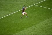 8 June 2025; TJ Reid of Kilkenny takes a free during the Leinster GAA Senior Hurling Championship final match between Kilkenny and Galway at Croke Park in Dublin. Photo by Piaras Ó Mídheach/Sportsfile