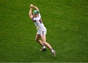 8 June 2025; Galway goalkeeper Éanna Murphy during the Leinster GAA Senior Hurling Championship final match between Kilkenny and Galway at Croke Park in Dublin. Photo by Piaras Ó Mídheach/Sportsfile