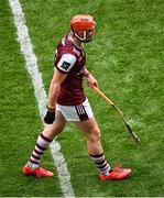 8 June 2025; Conor Whelan of Galway after breaking his hurl during the Leinster GAA Senior Hurling Championship final match between Kilkenny and Galway at Croke Park in Dublin. Photo by Piaras Ó Mídheach/Sportsfile