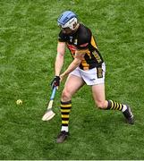 8 June 2025; TJ Reid of Kilkenny takes a free during the Leinster GAA Senior Hurling Championship final match between Kilkenny and Galway at Croke Park in Dublin. Photo by Piaras Ó Mídheach/Sportsfile