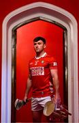 10 June 2025; Niall O'Leary of Cork poses for a portrait with the Liam MacCarthy cup during the national launch of the GAA Hurling All-Ireland Senior Championship Series at Kinnitty Castle in Offaly. Photo by Brendan Moran/Sportsfile