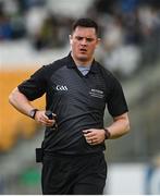 7 June 2025; Referee Chris Maguire during the Electric Ireland GAA Football All-Ireland Minor Paul McGirr Cup Final match between Kildare and Meath at Glenisk O'Connor Park, Tullamore, Offaly. Photo by Tom Beary/Sportsfile