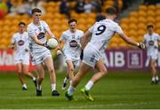 7 June 2025; Hugh Martin of Kildare during the Electric Ireland GAA Football All-Ireland Minor Paul McGirr Cup Final match between Kildare and Meath at Glenisk O'Connor Park, Tullamore, Offaly. Photo by Tom Beary/Sportsfile