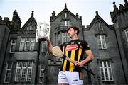 10 June 2025; Billy Ryan of Kilkenny poses for a portrait with the Liam MacCarthy cup during the national launch of the GAA Hurling All-Ireland Senior Championship Series at Kinnitty Castle in Offaly. Photo by Brendan Moran/Sportsfile