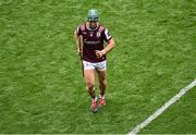 8 June 2025; Fintan Burke of Galway is substituted due to injury during the Leinster GAA Senior Hurling Championship final match between Kilkenny and Galway at Croke Park in Dublin. Photo by Piaras Ó Mídheach/Sportsfile