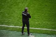 8 June 2025; Kilkenny manager Derek Lyng during the Leinster GAA Senior Hurling Championship final match between Kilkenny and Galway at Croke Park in Dublin. Photo by Piaras Ó Mídheach/Sportsfile