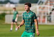 10 June 2025; Jacob Devaney of Republic of Ireland before the U21 international friendly match between Qatar and Republic of Ireland at Gradski Stadion in Zagreb, Croatia. Photo by Gerry Scully/Sportsfile