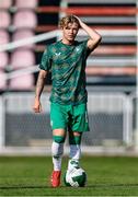 10 June 2025; Harry Vaughan of Republic of Ireland before the U21 international friendly match between Qatar and Republic of Ireland at Gradski Stadion in Zagreb, Croatia. Photo by Gerry Scully/Sportsfile