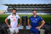 10 June 2025; Leinster captain Jack Conan, right, and Vodacom Bulls captain Ruan Norté in attendance for the URC Grand Final Captain's Photocall at Croke Park in Dublin. Leinster take on the Vodacom Bulls from South Africa this Saturday in the BKT URC Grand Final at Croke Park. Tickets are on sale from €20 on www.ticketmaster.ie. Photo by David Fitzgerald/Sportsfile