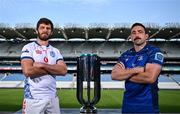 10 June 2025; Leinster captain Jack Conan, right, and Vodacom Bulls captain Ruan Norté in attendance for the URC Grand Final Captain's Photocall at Croke Park in Dublin. Leinster take on the Vodacom Bulls from South Africa this Saturday in the BKT URC Grand Final at Croke Park. Tickets are on sale from €20 on www.ticketmaster.ie. Photo by David Fitzgerald/Sportsfile
