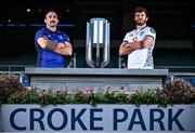 10 June 2025; Leinster captain Jack Conan, left, and Vodacom Bulls captain Ruan Norté in attendance for the URC Grand Final Captain's Photocall at Croke Park in Dublin. Leinster take on the Vodacom Bulls from South Africa this Saturday in the BKT URC Grand Final at Croke Park. Tickets are on sale from €20 on www.ticketmaster.ie. Photo by David Fitzgerald/Sportsfile