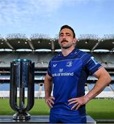 10 June 2025; Leinster captain Jack Conan in attendance for the URC Grand Final Captain's Photocall at Croke Park in Dublin. Leinster take on the Vodacom Bulls from South Africa this Saturday in the BKT URC Grand Final at Croke Park. Tickets are on sale from €20 on www.ticketmaster.ie. Photo by David Fitzgerald/Sportsfile