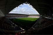 10 June 2025; A general view of Stade de Luxembourg before the international friendly match between Luxembourg and Republic of Ireland at Stade de Luxembourg in Luxembourg. Photo by Stephen McCarthy/Sportsfile