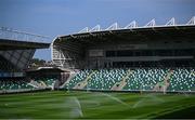 10 June 2025; A general view before the International Friendly match between Northern Ireland and Iceland at Clearer Twist National Football Stadium at Windsor Park in Belfast. Photo by Ramsey Cardy/Sportsfile