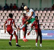 10 June 2025; Gabriel Otegbayo of Republic of Ireland in action during the U21 international friendly match between Qatar and Republic of Ireland at Gradski Stadion in Zagreb, Croatia. Photo by Gerry Scully/Sportsfile