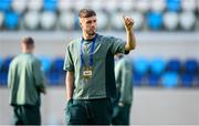 10 June 2025; Republic of Ireland goalkeeper Josh Keeley before the international friendly match between Luxembourg and Republic of Ireland at Stade de Luxembourg in Luxembourg. Photo by Stephen McCarthy/Sportsfile
