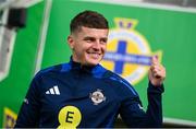 10 June 2025; Ronan Hale of Northern Ireland before the International Friendly match between Northern Ireland and Iceland at Clearer Twist National Football Stadium at Windsor Park in Belfast. Photo by Ramsey Cardy/Sportsfile