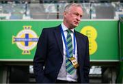 10 June 2025; Northern Ireland manager Michael O'Neill before the International Friendly match between Northern Ireland and Iceland at Clearer Twist National Football Stadium at Windsor Park in Belfast. Photo by Ramsey Cardy/Sportsfile