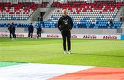 10 June 2025; Republic of Ireland head coach Heimir Hallgrimsson before the international friendly match between Luxembourg and Republic of Ireland at Stade de Luxembourg in Luxembourg. Photo by Stephen McCarthy/Sportsfile