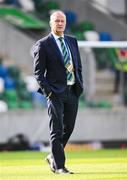 10 June 2025; Northern Ireland manager Michael O'Neill before the International Friendly between Northern Ireland and Iceland at Clearer Twist National Football Stadium at Windsor Park in Belfast. Photo by Ramsey Cardy/Sportsfile
