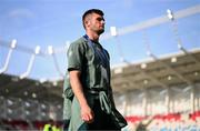 10 June 2025; Josh Honohan of Republic of Ireland before the international friendly match between Luxembourg and Republic of Ireland at Stade de Luxembourg in Luxembourg. Photo by Stephen McCarthy/Sportsfile