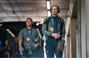 10 June 2025; Republic of Ireland goalkeeper Caoimhin Kelleher arrives before the international friendly match between Luxembourg and Republic of Ireland at Stade de Luxembourg in Luxembourg. Photo by Stephen McCarthy/Sportsfile