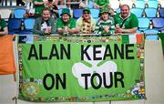 10 June 2025; Republic of Ireland supporters, including Alan Keane, centre, before the international friendly match between Luxembourg and Republic of Ireland at Stade de Luxembourg in Luxembourg. Photo by Stephen McCarthy/Sportsfile