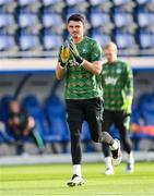 10 June 2025; Republic of Ireland goalkeeper Max O'Leary before the international friendly match between Luxembourg and Republic of Ireland at Stade de Luxembourg in Luxembourg. Photo by Stephen McCarthy/Sportsfile
