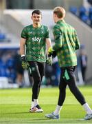 10 June 2025; Republic of Ireland goalkeeper Max O'Leary before the international friendly match between Luxembourg and Republic of Ireland at Stade de Luxembourg in Luxembourg. Photo by Stephen McCarthy/Sportsfile