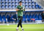 10 June 2025; Republic of Ireland goalkeeper Max O'Leary before the international friendly match between Luxembourg and Republic of Ireland at Stade de Luxembourg in Luxembourg. Photo by Stephen McCarthy/Sportsfile