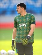 10 June 2025; Republic of Ireland goalkeeper Max O'Leary before the international friendly match between Luxembourg and Republic of Ireland at Stade de Luxembourg in Luxembourg. Photo by Stephen McCarthy/Sportsfile