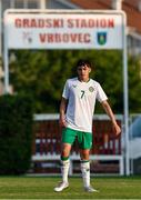 10 June 2025; Cory O'Sullivan of Republic of Ireland during the U21 international friendly match between Qatar and Republic of Ireland at Gradski Stadion in Zagreb, Croatia. Photo by Gerry Scully/Sportsfile