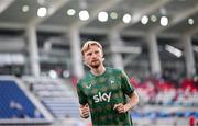 10 June 2025; Liam Scales of Republic of Ireland before the international friendly match between Luxembourg and Republic of Ireland at Stade de Luxembourg in Luxembourg. Photo by Stephen McCarthy/Sportsfile