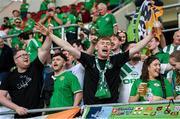10 June 2025; Republic of Ireland supporters before the international friendly match between Luxembourg and Republic of Ireland at Stade de Luxembourg in Luxembourg. Photo by Stephen McCarthy/Sportsfile