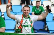 10 June 2025; Republic of Ireland supporters before the international friendly match between Luxembourg and Republic of Ireland at Stade de Luxembourg in Luxembourg. Photo by Stephen McCarthy/Sportsfile