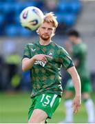 10 June 2025; Liam Scales of Republic of Ireland before the international friendly match between Luxembourg and Republic of Ireland at Stade de Luxembourg in Luxembourg. Photo by Stephen McCarthy/Sportsfile