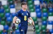 10 June 2025; Northern Ireland goalkeeper Stephen McMullan before the International Friendly match between Northern Ireland and Iceland at Clearer Twist National Football Stadium at Windsor Park in Belfast. Photo by Ramsey Cardy/Sportsfile