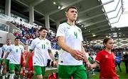 10 June 2025; Dara O'Shea of Republic of Ireland before the international friendly match between Luxembourg and Republic of Ireland at Stade de Luxembourg in Luxembourg. Photo by Stephen McCarthy/Sportsfile